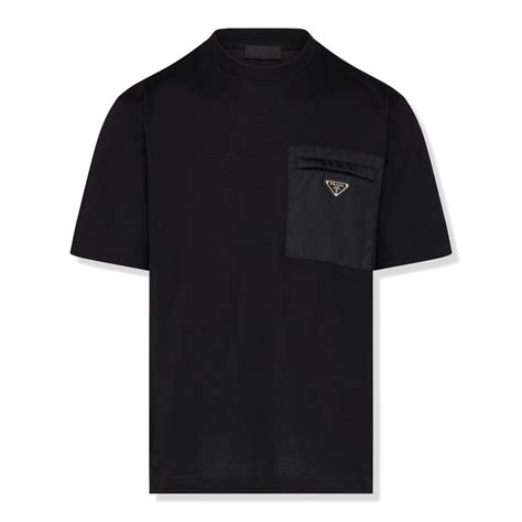 prada t shirts 3 pack|Prada nylon cold shoulder top.